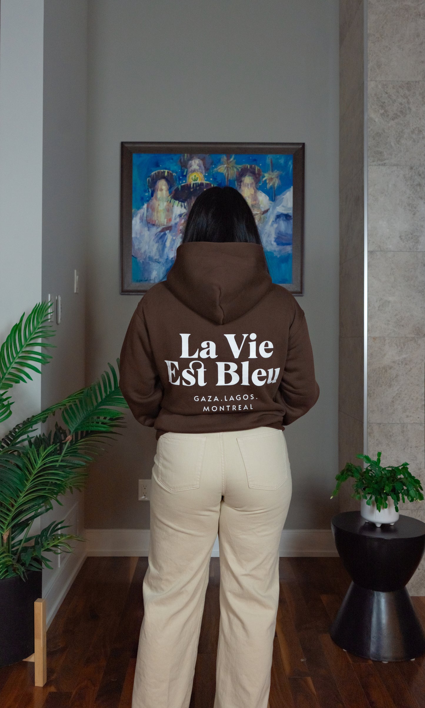 LVEB hoodie- Brown
